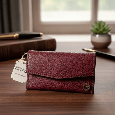 SriJeevanam's Kae: Maroon Envelope Card Holder