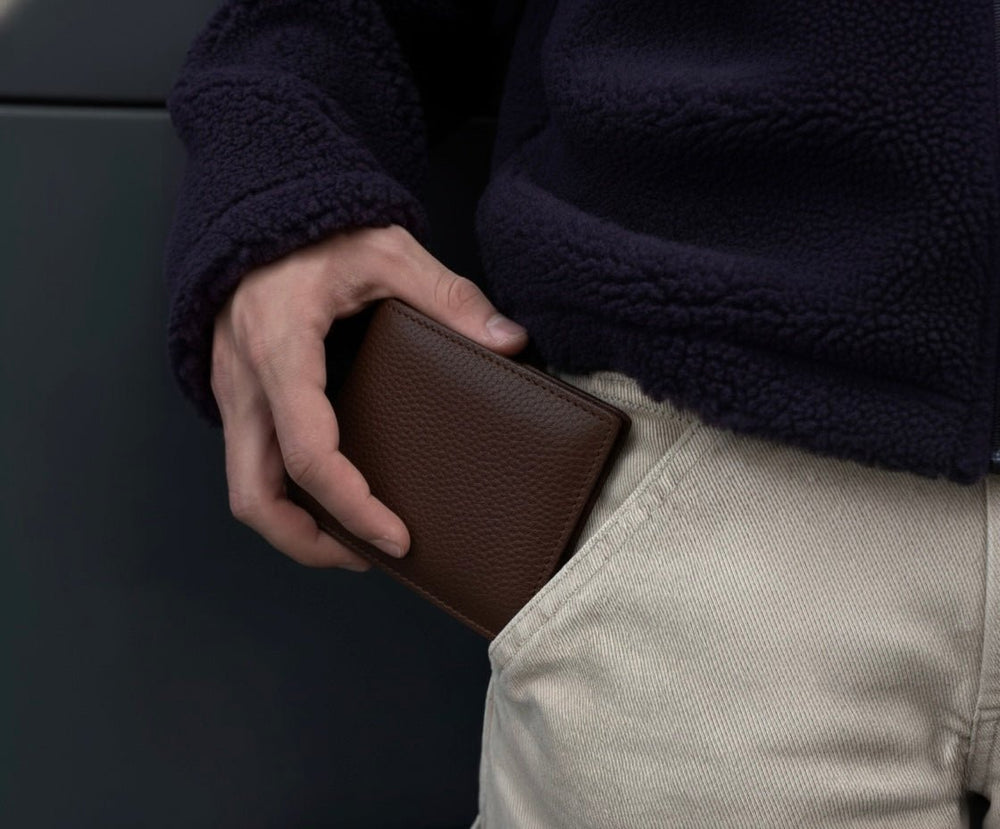 SriJeevanam's Men CVegan RFID Wallet – Sleek Plant-Based Leather-Free Wallet
