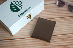 SriJeevanam's Men CVegan RFID Wallet – Sleek Plant-Based Leather-Free Wallet