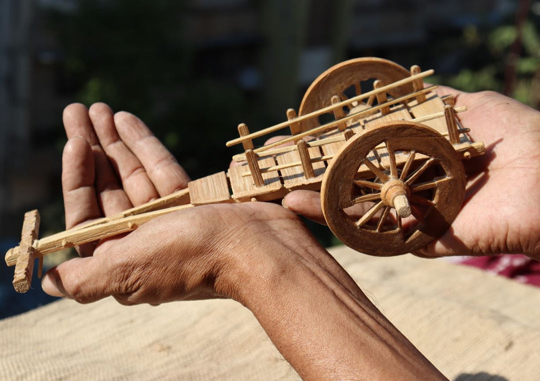 Soul Shoppr Handmade Vintage Bamboo Cart