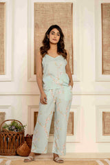 Paizlie 100% Tencel Fabric Floral Dreams Women's Sleepwear with Spaghetti Straps