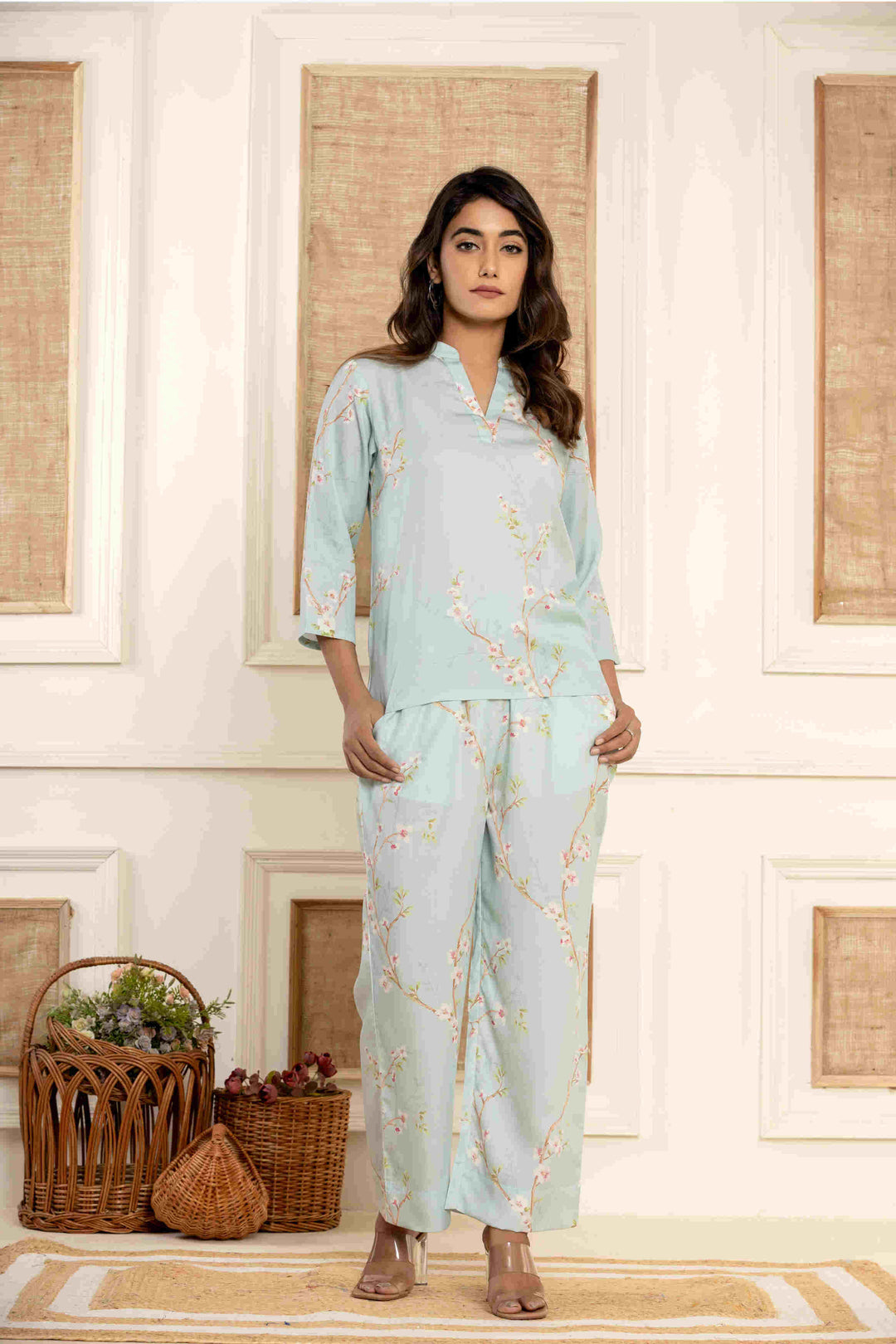 Paizlie 100% Tencel Fabric Floral Dreams Women&