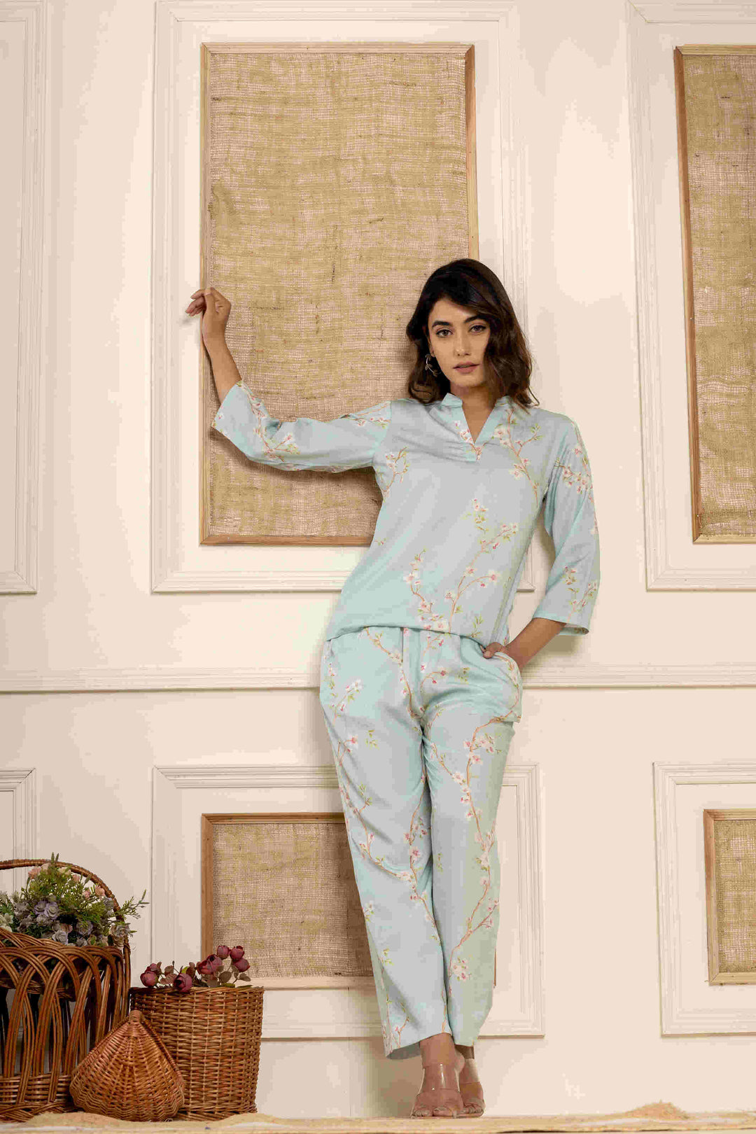 Paizlie 100% Tencel Fabric Floral Dreams Women&