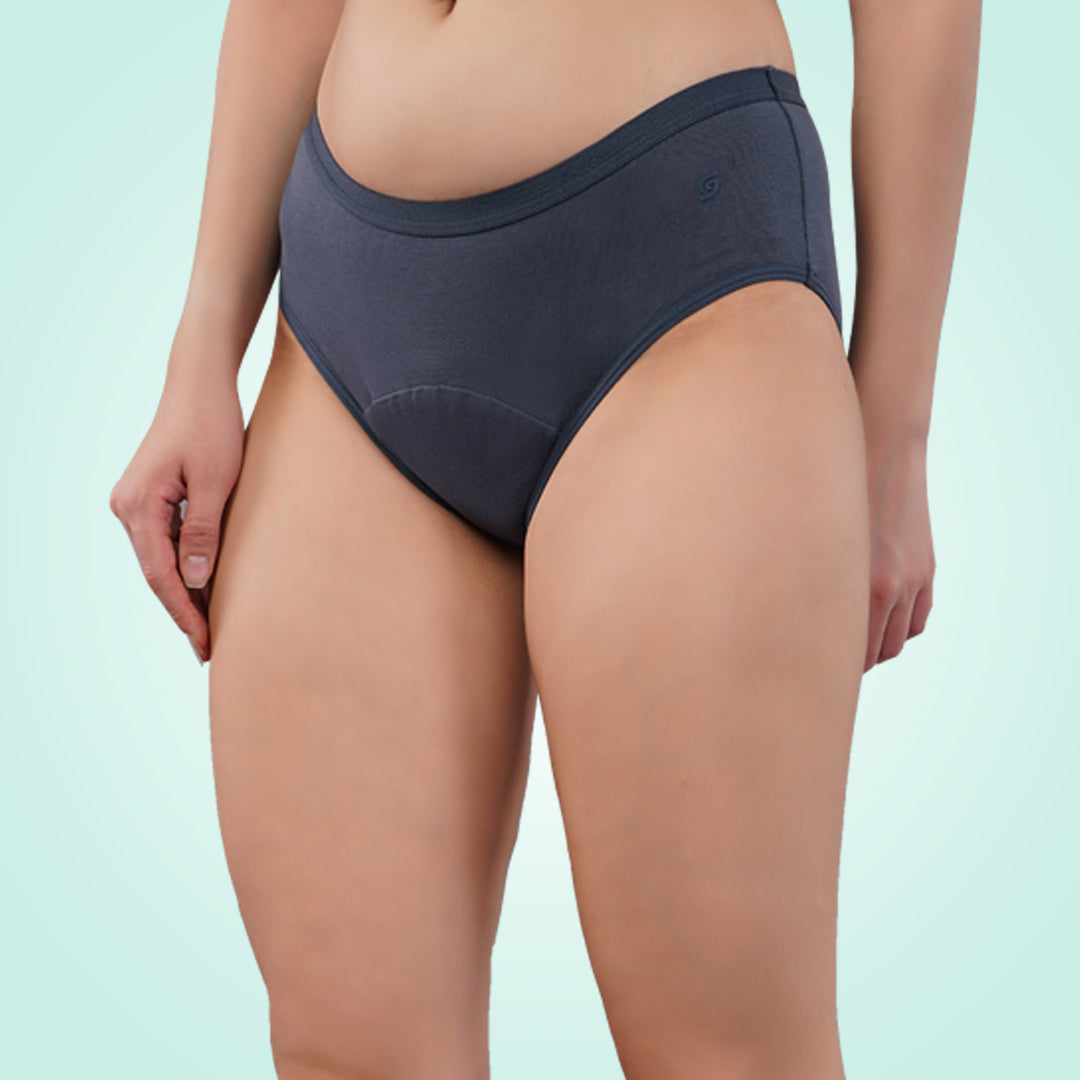 SochGreen Reusable Incontinence Underwear For Women | Wash & Reuse | Absorbs Light Urine Leaks |Absorbent & Leakproof | Organic Cotton