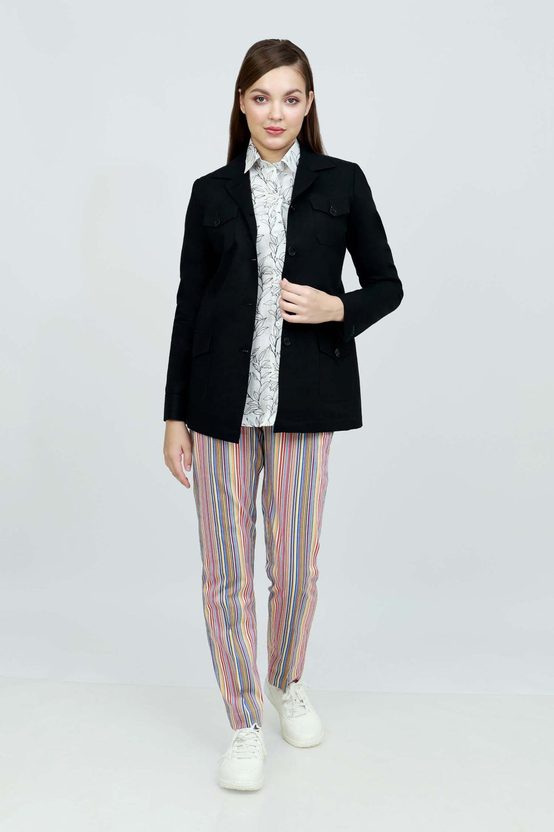 Adam Leaves Stella - Woman Linen Jacket