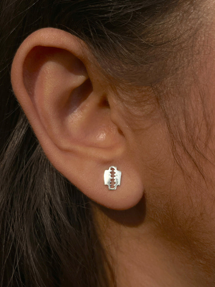 Sterling Silver Blade Earrings For Her - Suspire