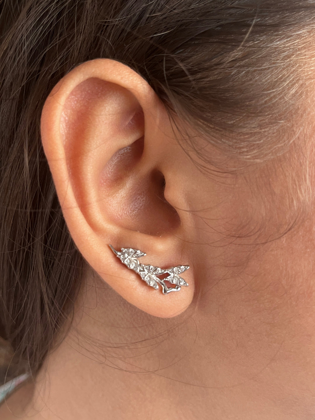 Sterling Silver Butterfly Ear Cuffs - Suspire