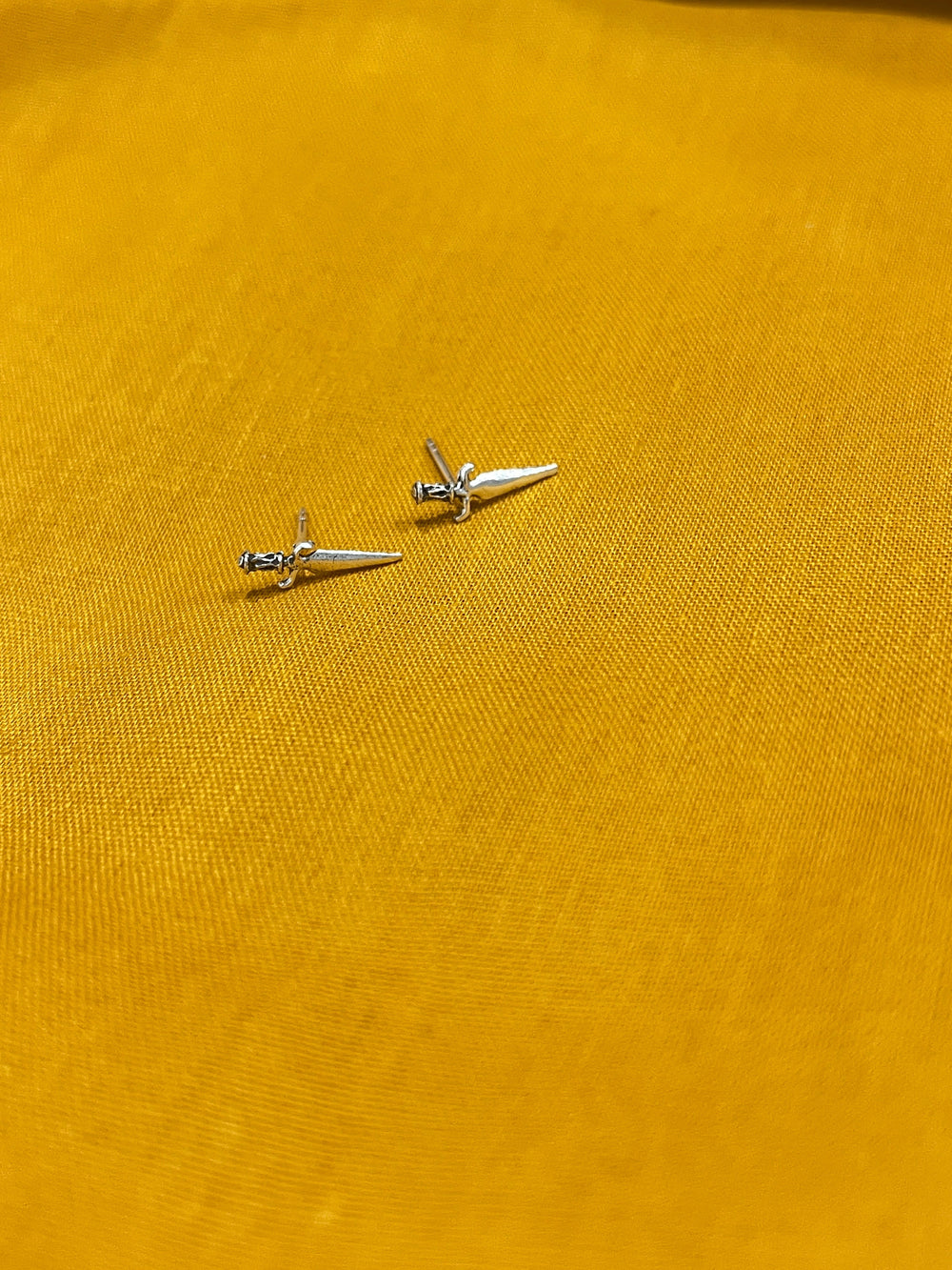 Sterling Silver Chisle Earrings For Her
