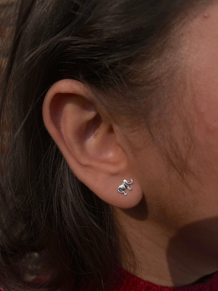 Sterling Silver Elephant Earrings For Her - Suspire