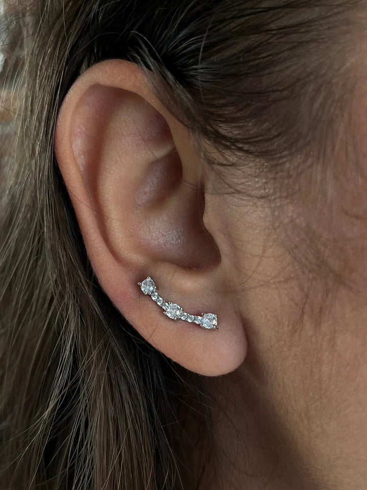 Sterling Silver Zicron Ear Cuffs - Suspire