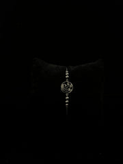 SILVERSUTRA Minimal Sterling Silver Floral Bracelet for Her