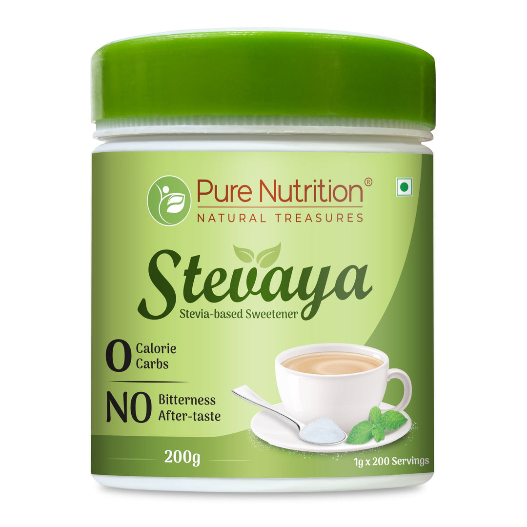 Stevaya Natural Stevia Sweetener – 200g | Zero Calorie Sugar Substitute
