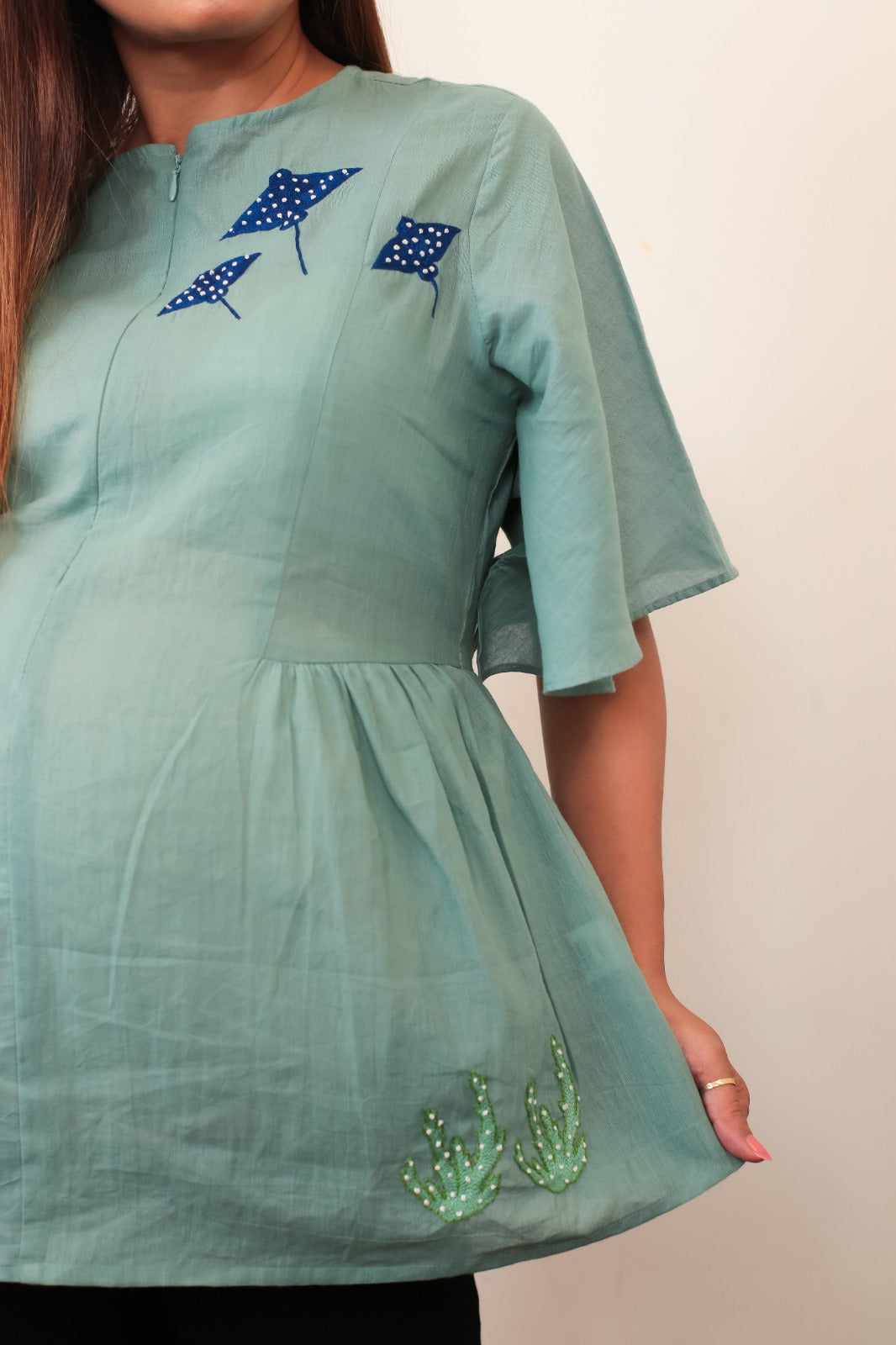 Mamacherub Starry Stingray Top