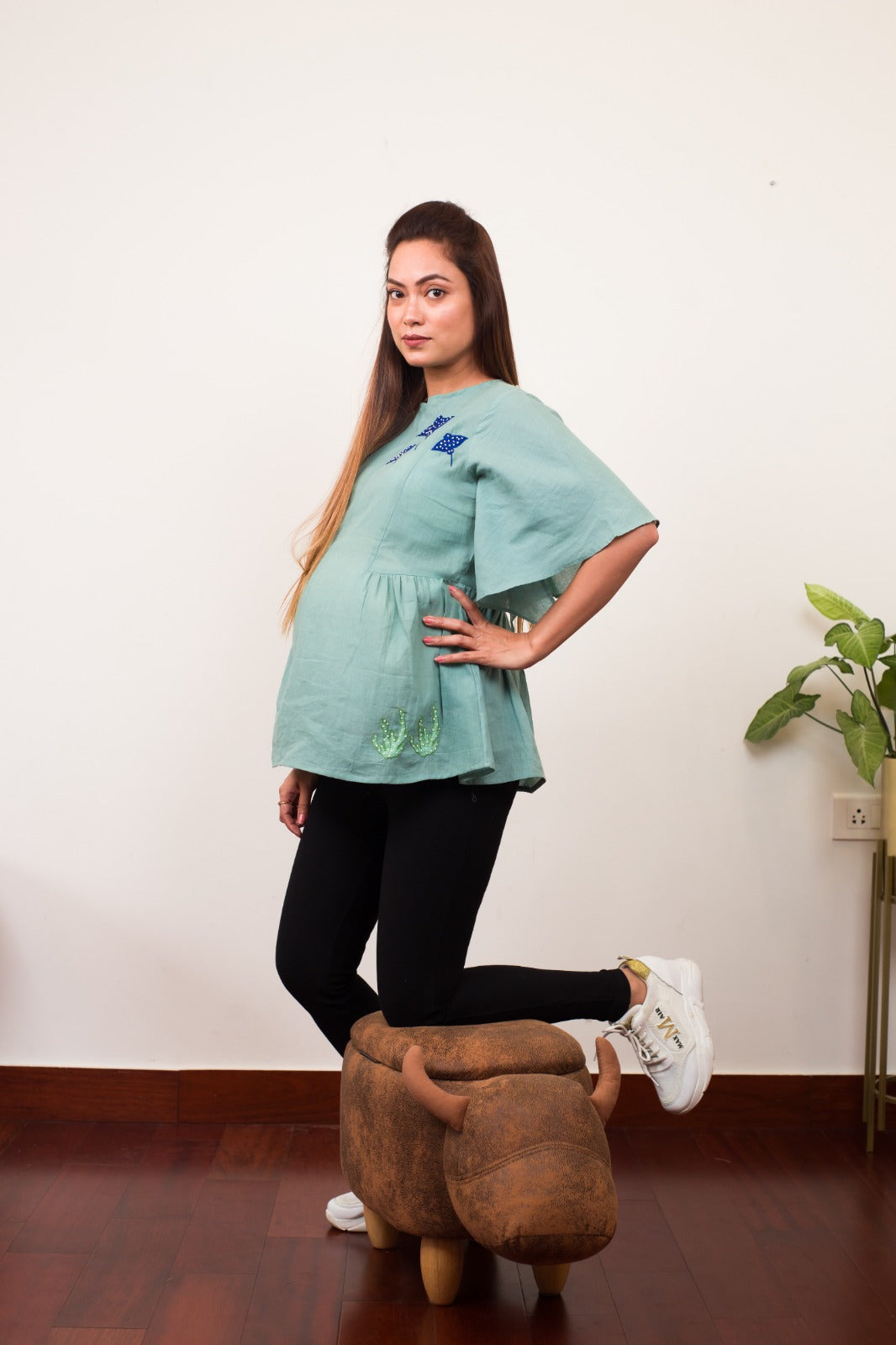 Mamacherub Starry Stingray Top