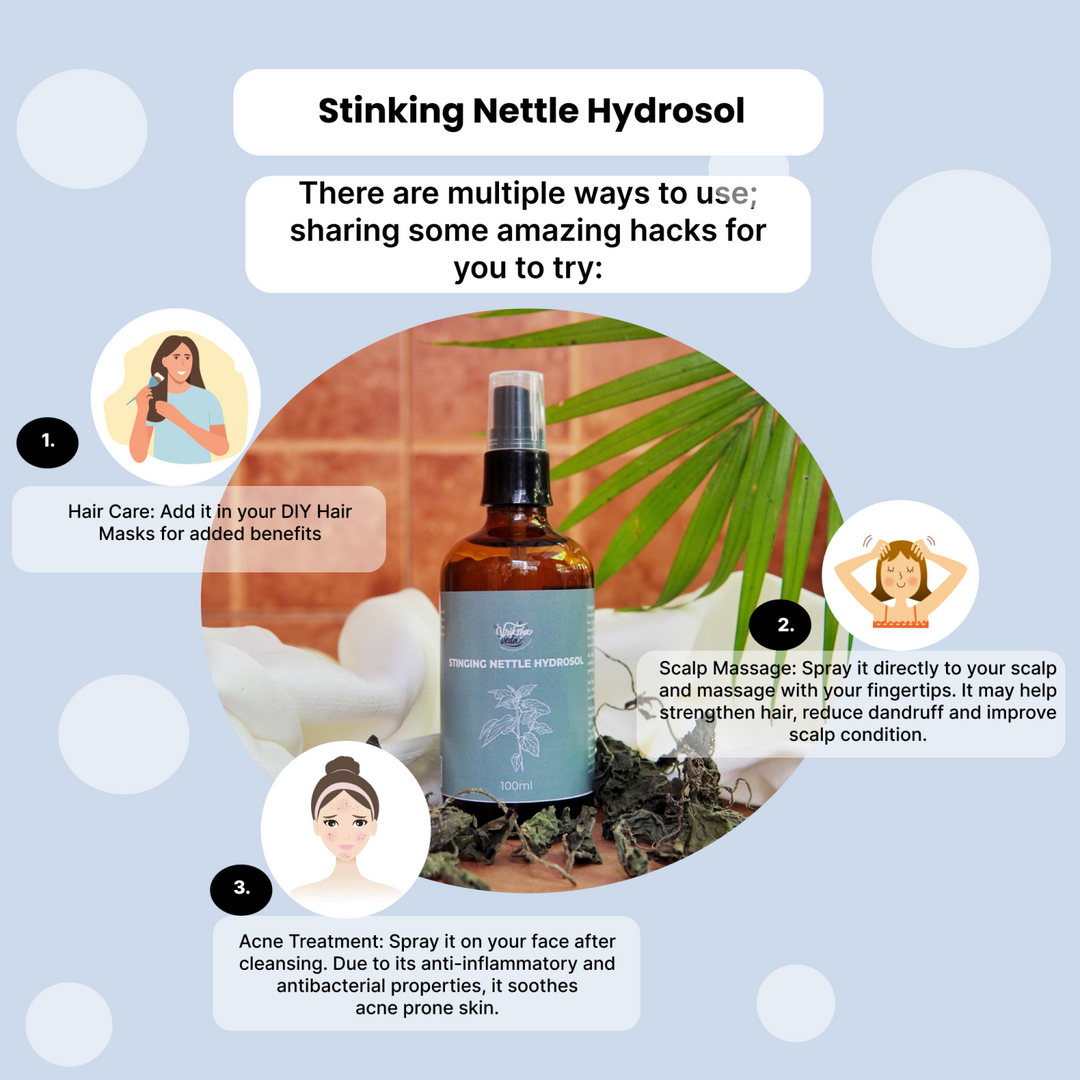 Nettle Hydrosol | Stinging Nettle Water for Hair Care