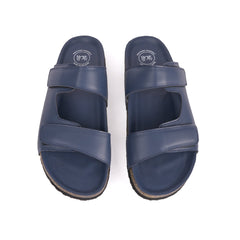 Monkstory Cork Dual-Straps Sandals - Blue