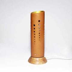 STRAW Slice open top with Wooden Base