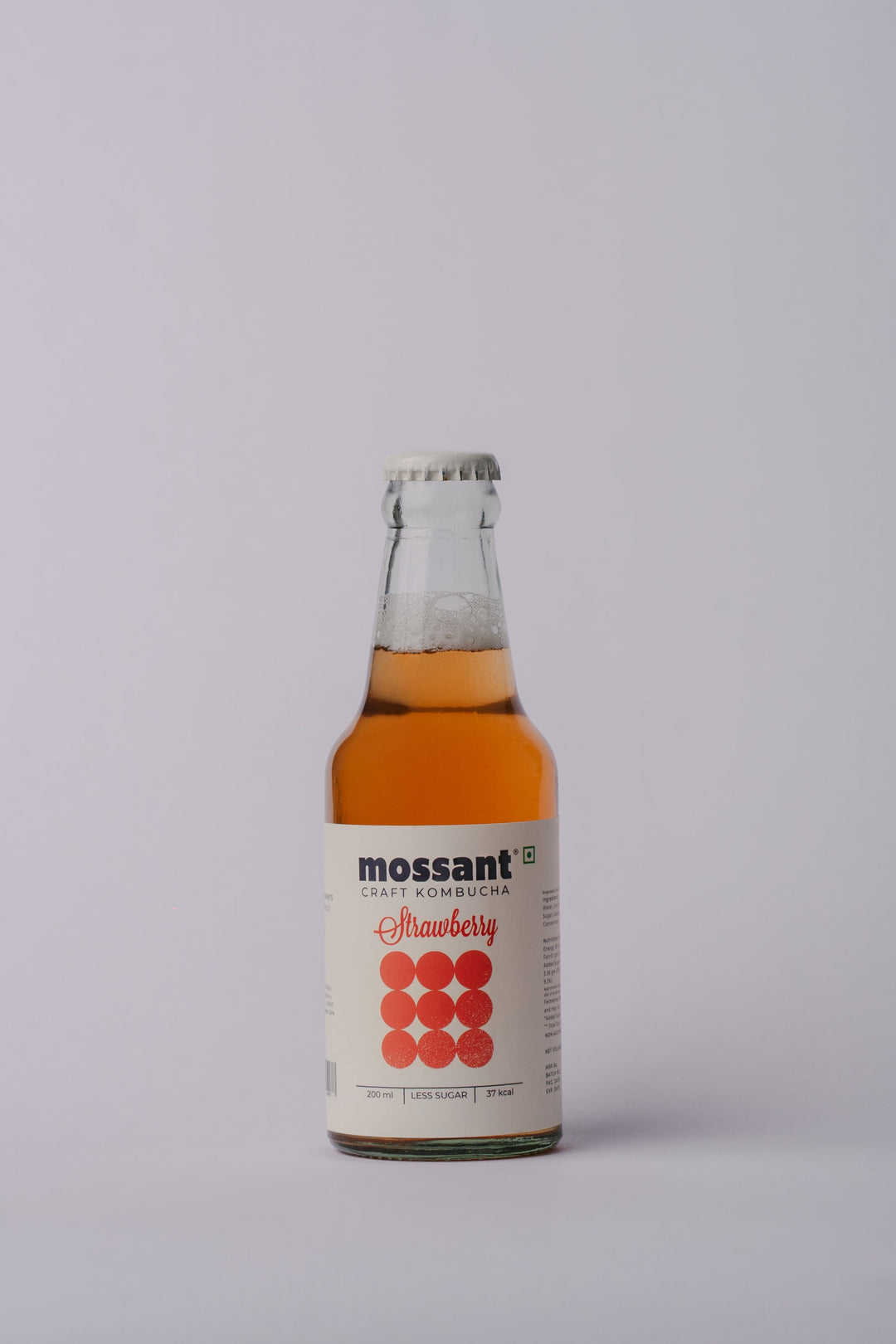 Mossant Craft Kombucha Strawberry Kombucha - 200 ml