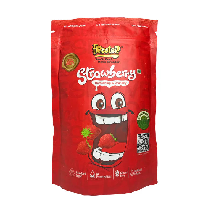 Freeter Sensational Strawberry | 100% Natural Freeze Dried | No Added Sugar| No Preservatives