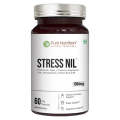Stress Nil Herbal Relaxation & Sleep Support Supplement | Stress Relief