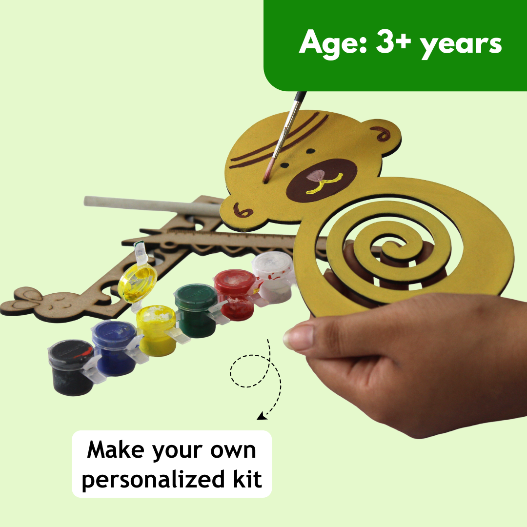 Taali Stationery Stencil Set - Set of 4 (3 Stencils, 1 paper pencil)