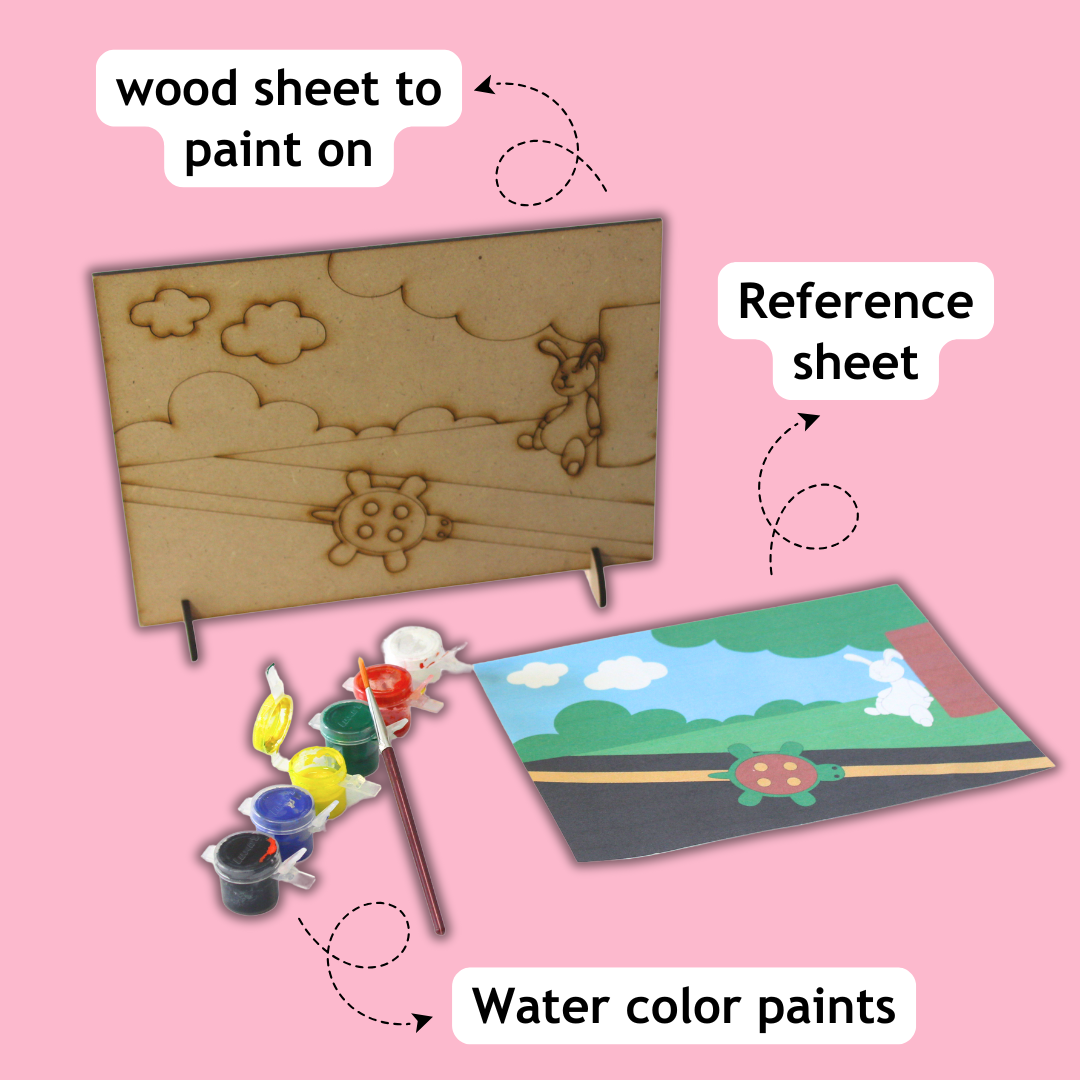 Taali DIY Painting Kit - Panchtantra Story Painting