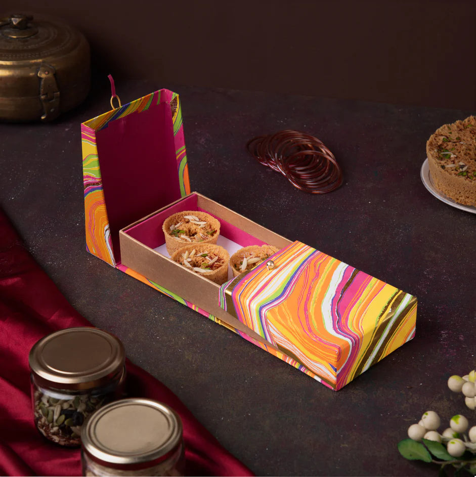 Leheriya 3 Partition Box - 1 pc