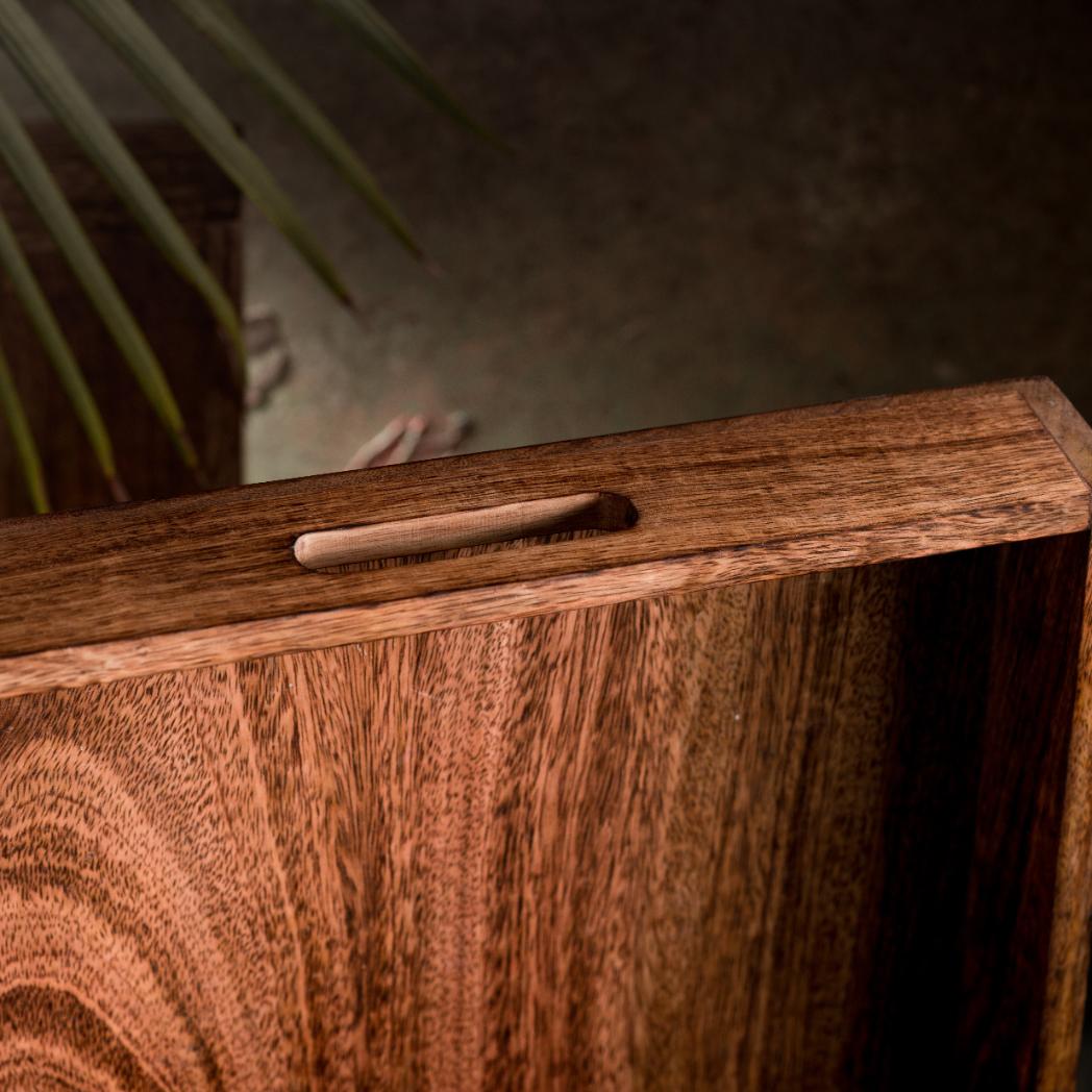 Araana Home Sugam Classic Square Wooden Tray