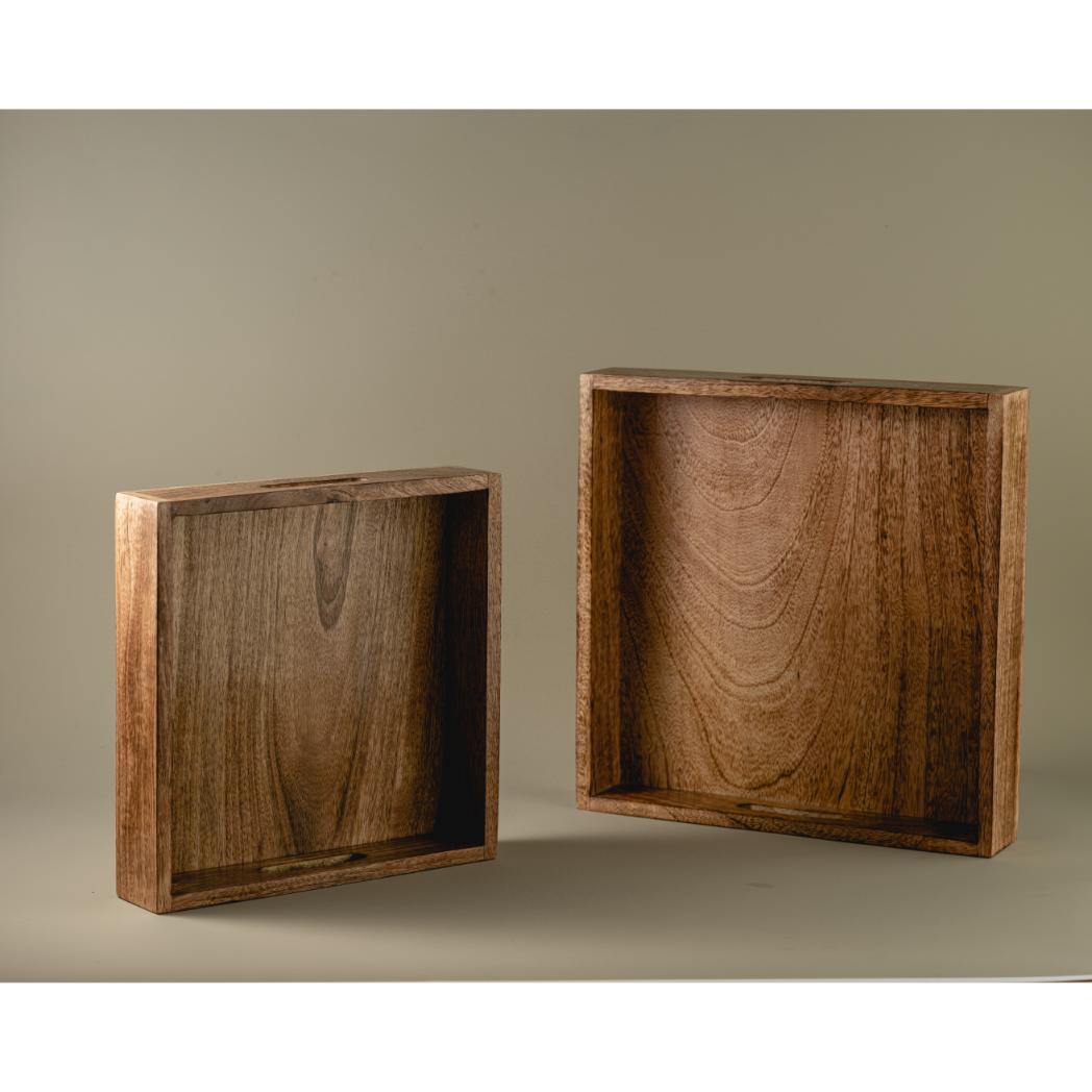 Araana Home Sugam Classic Square Wooden Tray