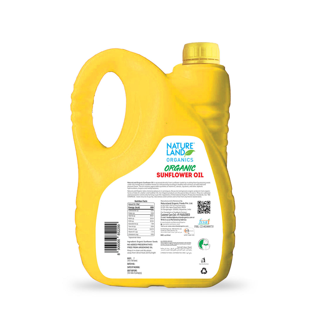 Natureland Organics Organic Sunflower Oil