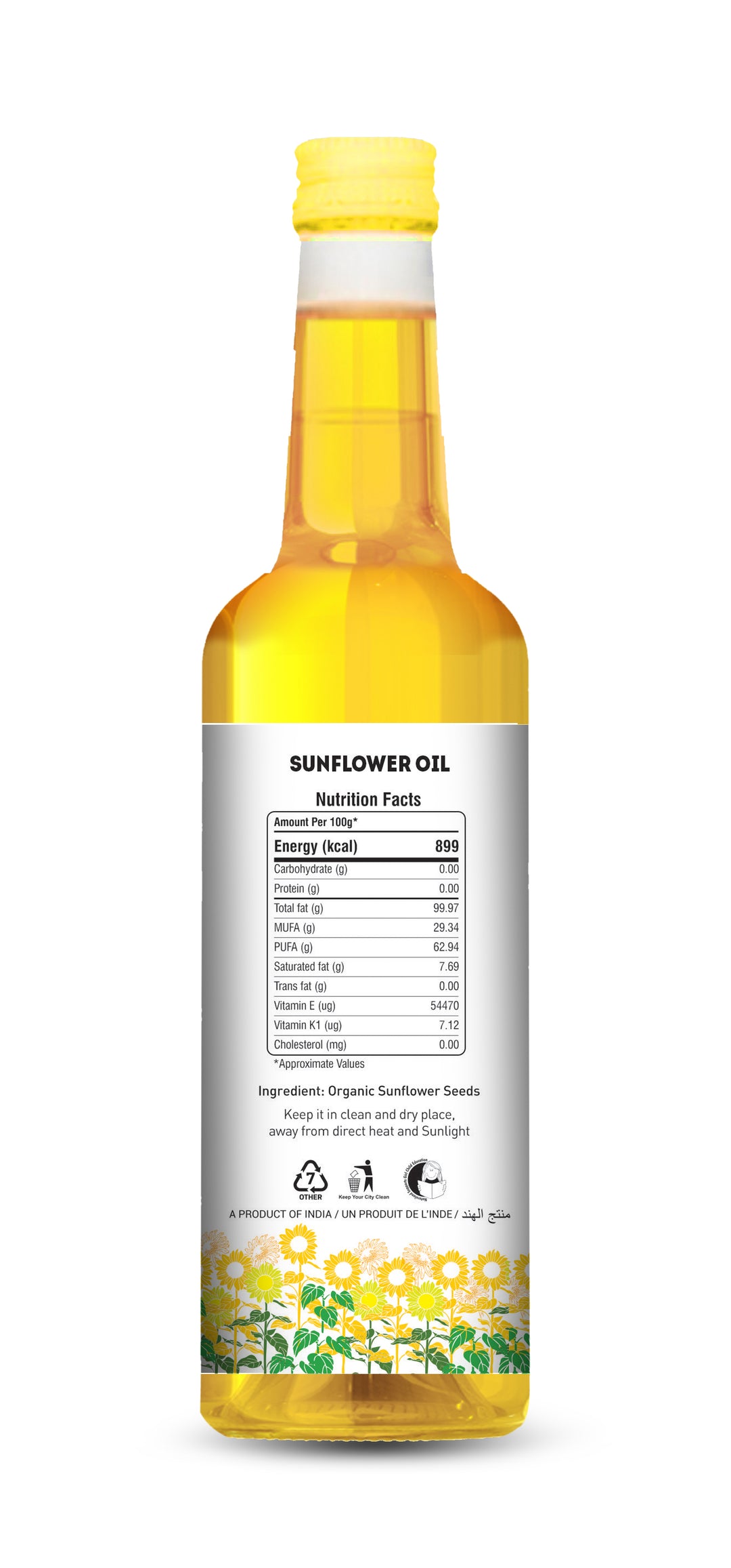 Natureland Organics Organic Sunflower Oil