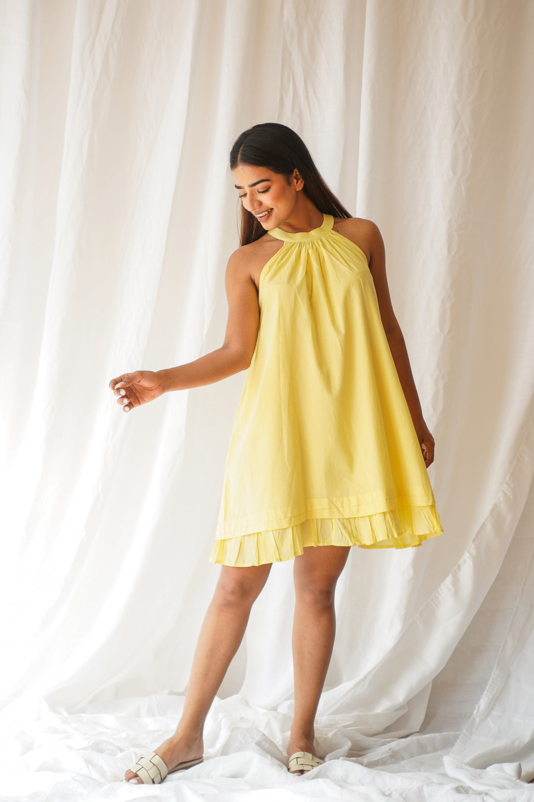 bucolic charmSunlit meadow mini dress