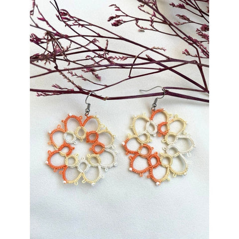 Knots To NodesSunny Citrus Glow Earrings