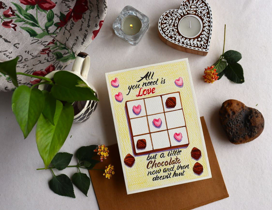 Valentine Greeting Card - All you need is love...