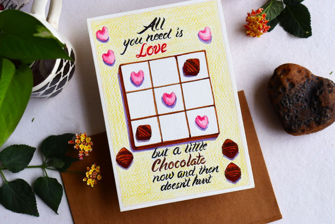 Valentine Greeting Card - All you need is love...