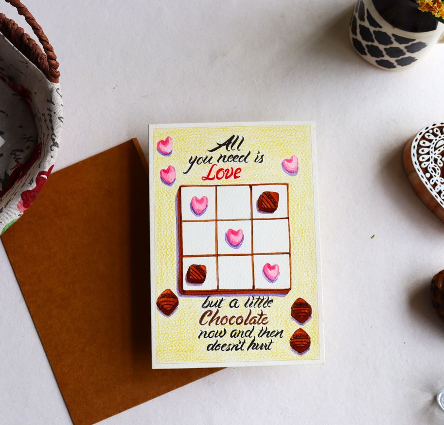 Valentine Greeting Card - All you need is love...