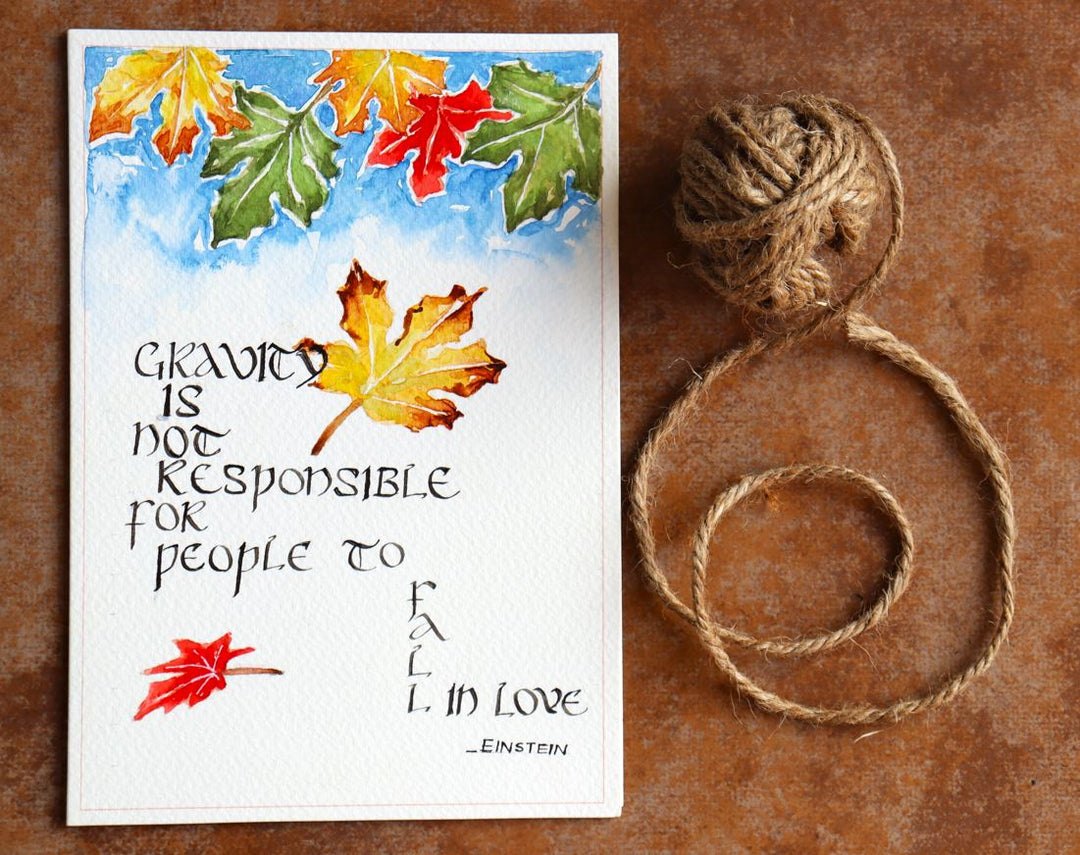 Valentine Greeting Card - Einstein&