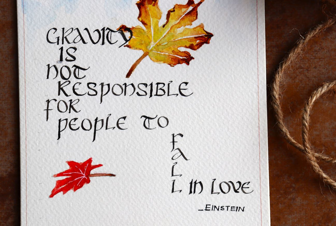 Valentine Greeting Card - Einstein&