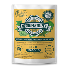 Bombay Greens Liquid Organic Fertilizer for Herbs- NPK (10-10-10) - 200 Grams