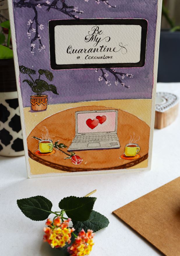 Valentine Greeting Card – Be My Quarantine!