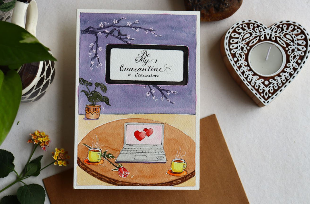 Valentine Greeting Card – Be My Quarantine!