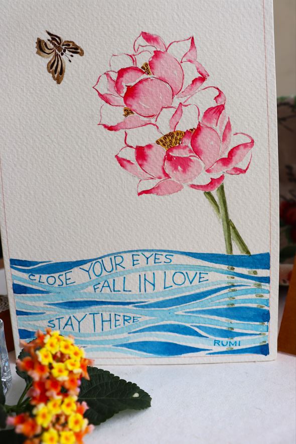 Valentine Greeting Card : Rumi-ishq