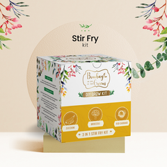 Bombay Greens Stir Fry Kit - Zucchini, Broccoli, Red Cabbage