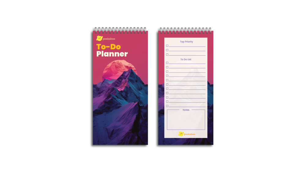 Peekaboo Mountains To-Do Planner