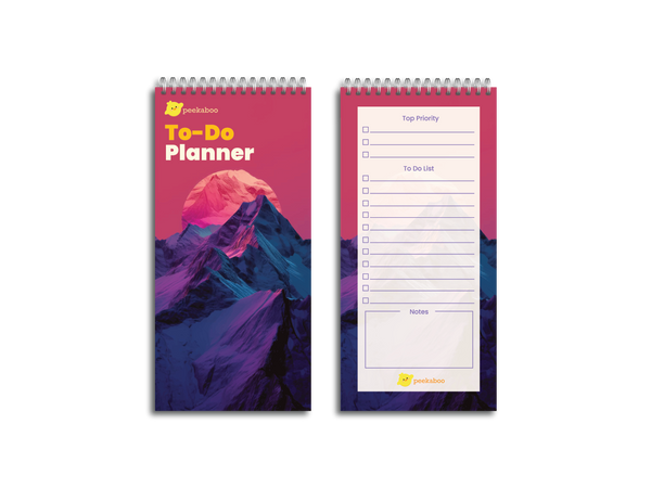 Peekaboo Mountains To-Do Planner