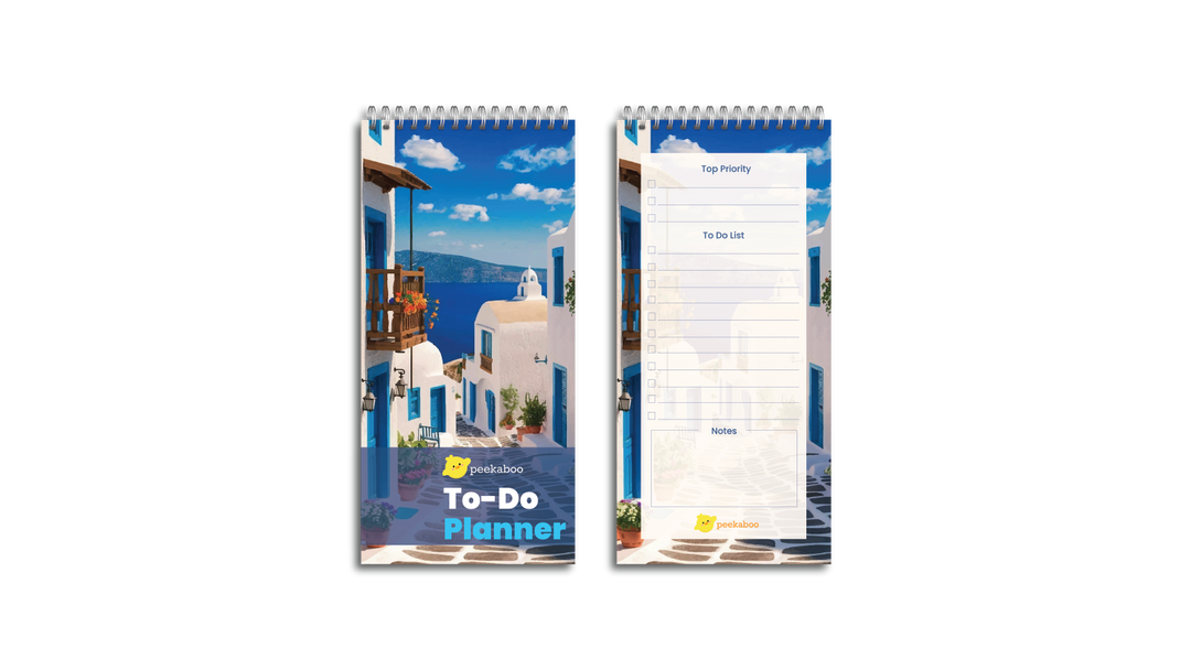 Peekaboo Greece To-Do Planner