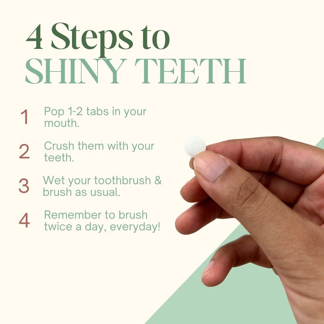 Sustainable Dental Kit Mini – 30 Toothpaste Tabs + Bamboo Brush + Tongue Cleaner - Suspire