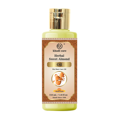 Khadi Care Herbal Sweet Almond Hair Oil - 210ml