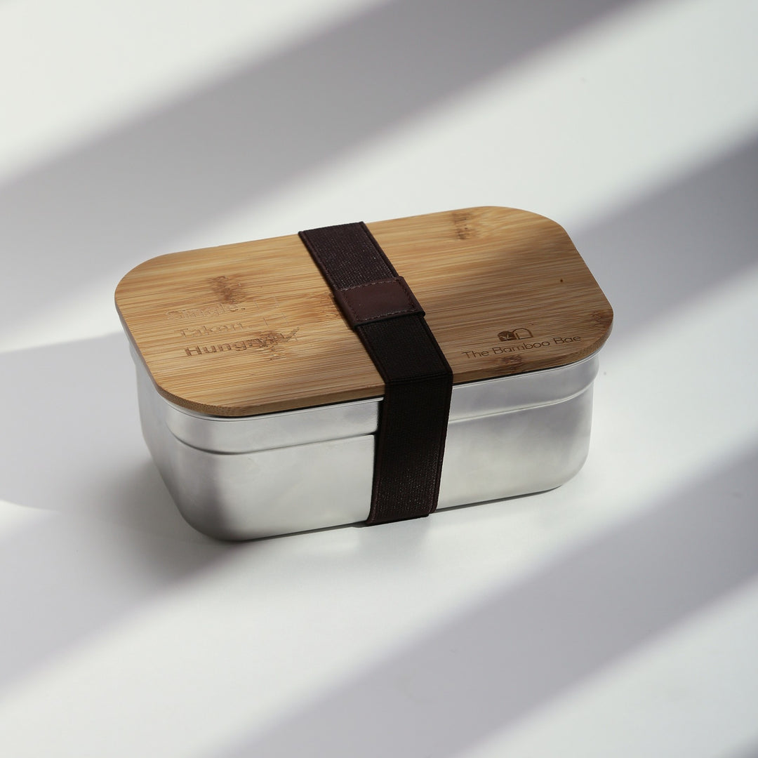 Bamboo Bottle Lunch Box Gift Set | Bamboo Gift Box | Sustainable Hamper