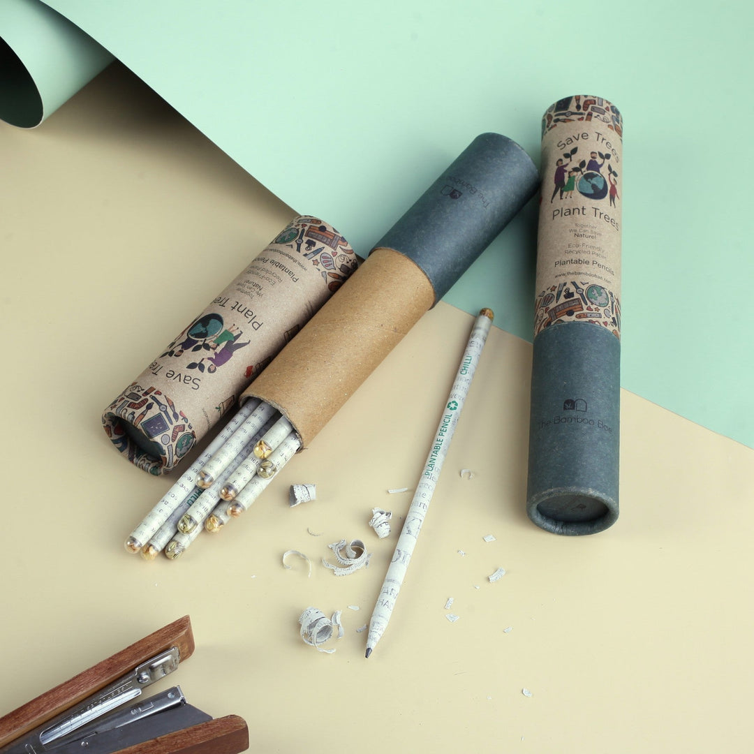 Eco Friendly Stationery Gift Kit | Set of Pens Pencils Notebooks